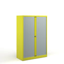 Bisley Systems Tambour Cupboard - Yellow - NWOF