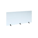 Straight 700mm High Free Standing Desktop Acrylic Screen - NWOF
