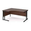 Maestro 25 Ergonomic Desk With Cantilever Leg - Walnut - NWOF