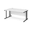 Maestro 25 Wave Desk With Cantilever Leg - White - NWOF