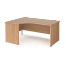 Maestro 25 Ergonomic Desk With Panel End Leg - Beech - NWOF
