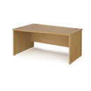 Maestro 25 Wave Desk With Panel End Leg - Oak - NWOF