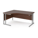 Maestro 25 Ergonomic Desk With Cantilever Leg - Walnut - NWOF
