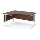 Maestro 25 Ergonomic Desk With Cantilever Leg - Walnut - NWOF