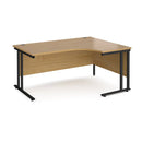 Maestro 25 Ergonomic Desk With Cantilever Leg - Oak - NWOF