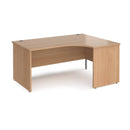 Maestro 25 Ergonomic Desk With Panel End Leg - Beech - NWOF