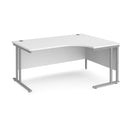 Maestro 25 Ergonomic Desk With Cantilever Leg - White - NWOF