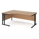 Maestro 25 Ergonomic Desk With Cantilever Leg - Beech - NWOF