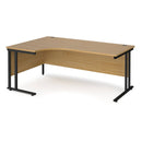 Maestro 25 Ergonomic Desk With Cantilever Leg - Oak - NWOF