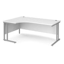 Maestro 25 Ergonomic Desk With Cantilever Leg - White - NWOF