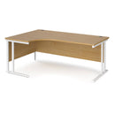 Maestro 25 Ergonomic Desk With Cantilever Leg - Oak - NWOF