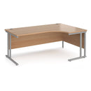 Maestro 25 Ergonomic Desk With Cantilever Leg - Beech - NWOF