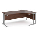 Maestro 25 Ergonomic Desk With Cantilever Leg - Walnut - NWOF