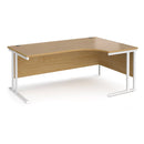 Maestro 25 Ergonomic Desk With Cantilever Leg - Oak - NWOF
