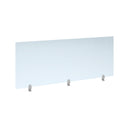 Straight 700mm High Desktop Acrylic Screen - NWOF