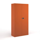 Steel Contract Cupboard - Orange - NWOF