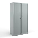 Bisley Systems Tambour Cupboard - Silver - NWOF