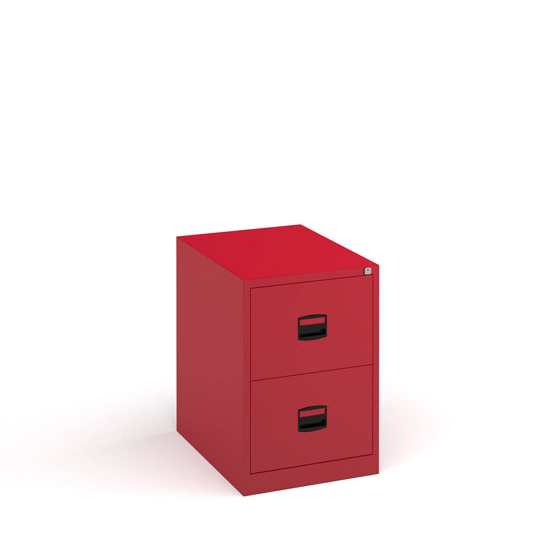Steel Contract Filing Cabinet - Red - NWOF