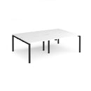 Adapt Double Back to Back Desks 800mm Deep - White - NWOF