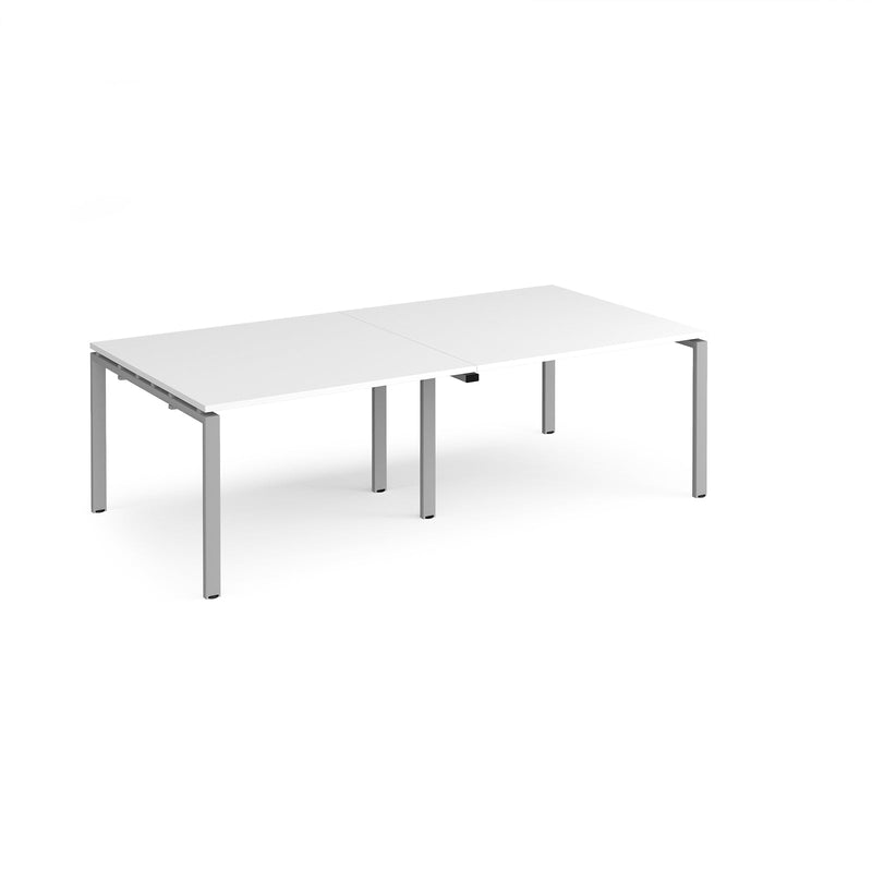 Adapt Rectangular Boardroom Table - White - NWOF