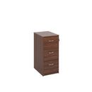 Universal Wooden Filing Cabinet With Silver Handles - Walnut - NWOF