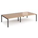 Adapt Double Back to Back Desks 800mm Deep - Beech - NWOF