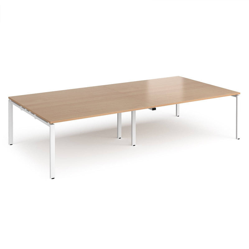 Adapt Rectangular Boardroom Table - Beech - NWOF