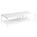 Adapt Rectangular Boardroom Table - White - NWOF