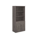Universal Combination Unit With Open Top - Grey Oak - NWOF