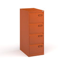 Bisley Steel Public Sector Contract Filing Cabinet - Orange - NWOF