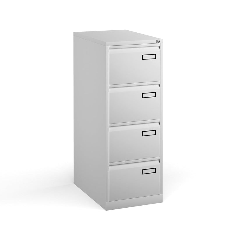 Bisley Steel Public Sector Contract Filing Cabinet - White - NWOF