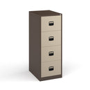 Steel Contract Filing Cabinet - Coffee & Cream - NWOF
