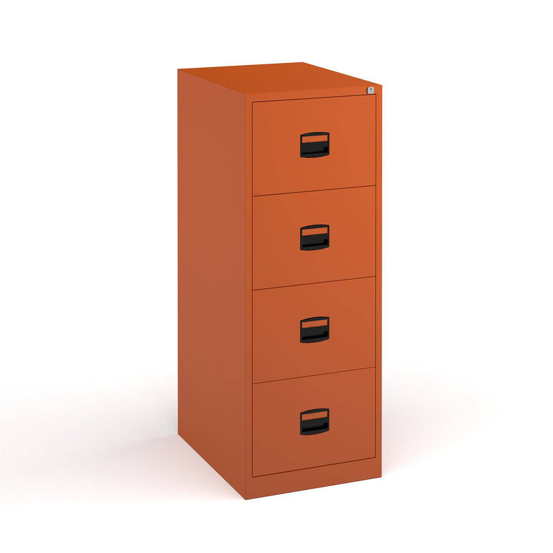 Steel Contract Filing Cabinet - Orange - NWOF