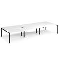 Adapt Triple Back to Back Desks 800mm Deep - White - NWOF
