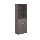 Universal Combination Unit With Open Top - Grey Oak - NWOF
