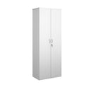 Universal Double Door Cupboard - White - NWOF