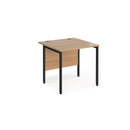 Maestro 25 800mm Deep Straight Desk With H-Frame Leg - Beech - NWOF