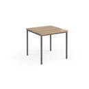 Flexi 25 Rectangular Table With Graphite Frame - Beech - NWOF