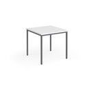 Flexi 25 Rectangular Table With Graphite Frame - White - NWOF