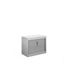 Systems Horizontal Tambour Door Cupboard - White - NWOF