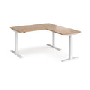 Elev8 Touch Sit-Stand Desk With 800mm Return - 1400mm - NWOF