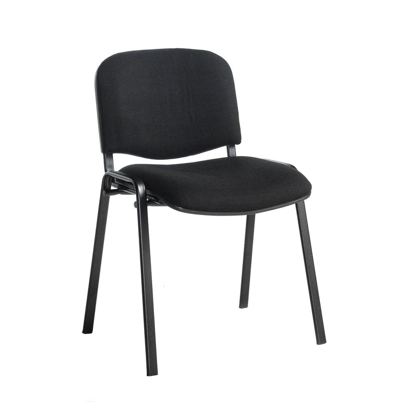 Taurus Stackable Meeting Room Chair With Black Frame - NWOF