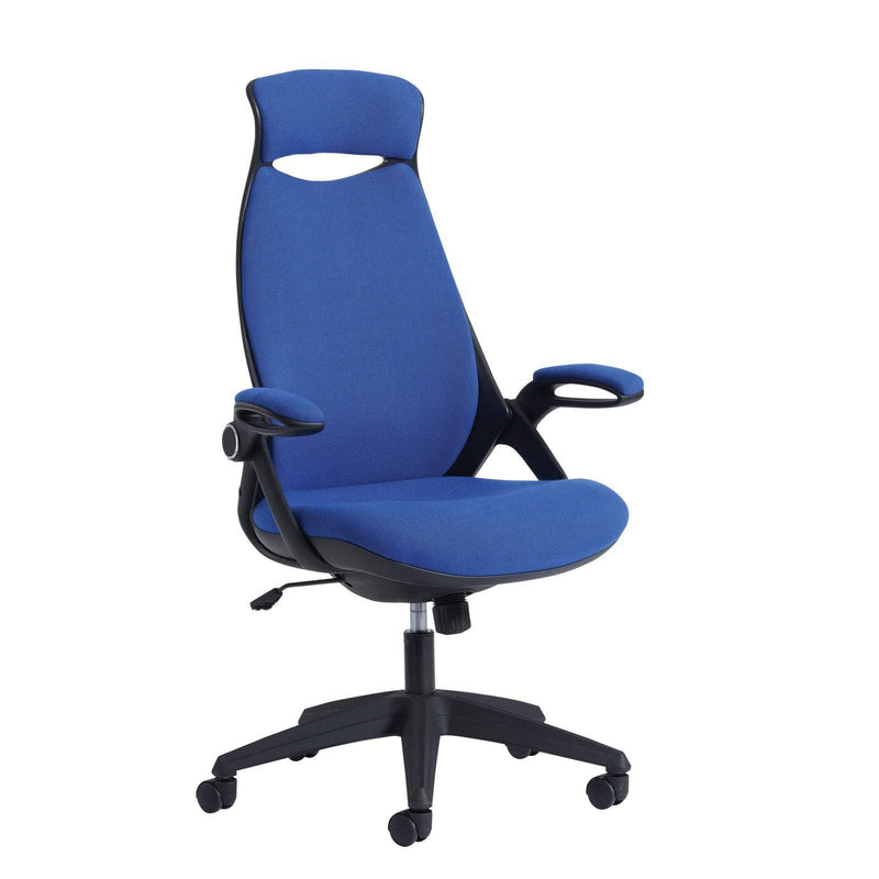 Tuscan High Back Fabric Managers Chair With Head Support - NWOF
