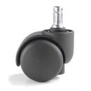 Brake Loaded Castor (Pack of 5) 50mm - Black - NWOF