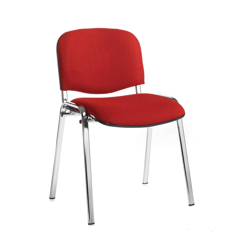 Taurus Stackable Meeting Room Chair With Chrome Frame - NWOF