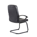 Cavalier Executive Visitors Chair - Black Leather Faced - NWOF