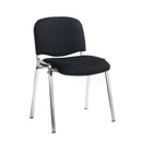 Taurus Stackable Meeting Room Chair With Chrome Frame - NWOF