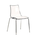 Gecko Shell Dining Stacking Chair - Anthracite - NWOF