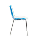 Gecko Shell Dining Stacking Chair - Blue - NWOF