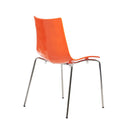 Gecko Shell Dining Stacking Chair - Orange - NWOF